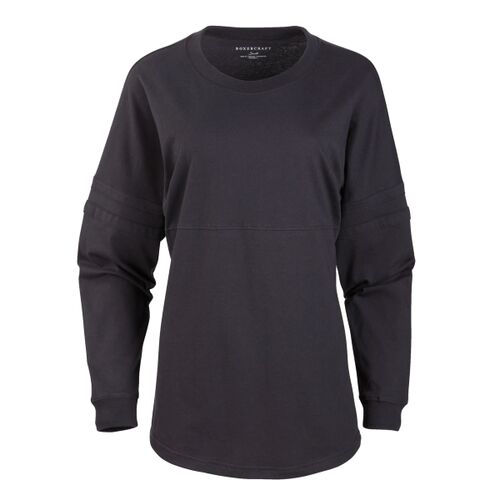 Women's Pom Pom Long Sleeve Jersey T-Shirt Thumbnail