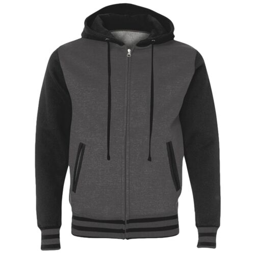 Unisex Heavyweight Varsity Full-Zip Hooded Sweatshirt Thumbnail