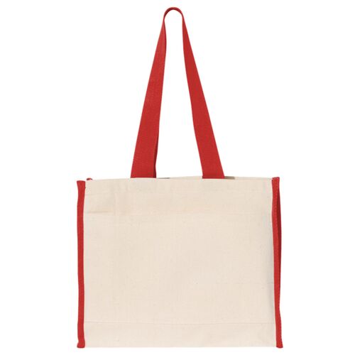 14L Tote with Contrast-Color Handles Thumbnail