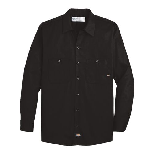 Men's Tall Industrial Cotton Long Sleeve Work Shirt Thumbnail