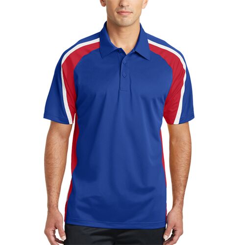 Adult Tricolor Micropique Polo Thumbnail