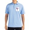 Cutter & Buck Virtue Eco Pique Tile Print Recycled Mens Polo Thumbnail