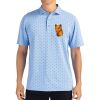 Cutter & Buck Virtue Eco Pique Tile Print Recycled Mens Polo Thumbnail