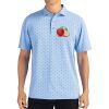Cutter & Buck Virtue Eco Pique Tile Print Recycled Mens Polo Thumbnail