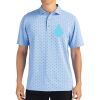 Cutter & Buck Virtue Eco Pique Tile Print Recycled Mens Polo Thumbnail