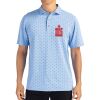 Cutter & Buck Virtue Eco Pique Tile Print Recycled Mens Polo Thumbnail